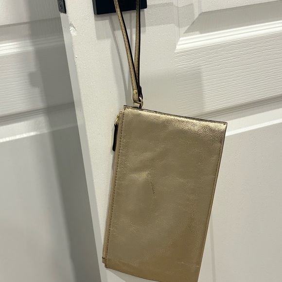Michael Kors Gold Wristlet Clutch - Picture 4 of 5